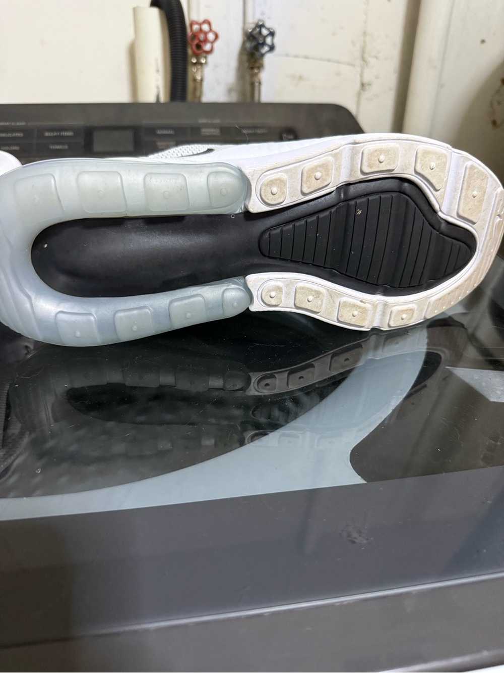 Nike Air Max 270 White with Black Accents - Picture 5 of 5